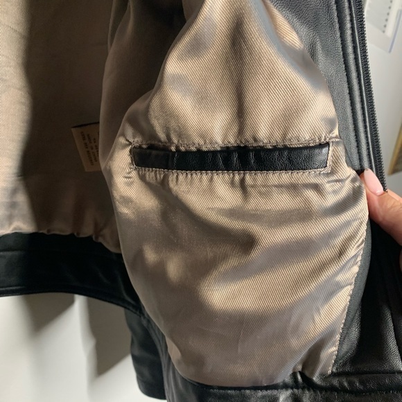 Madison Creek Soft Leather Black Motorcycle Jacket - Picture 12 of 15